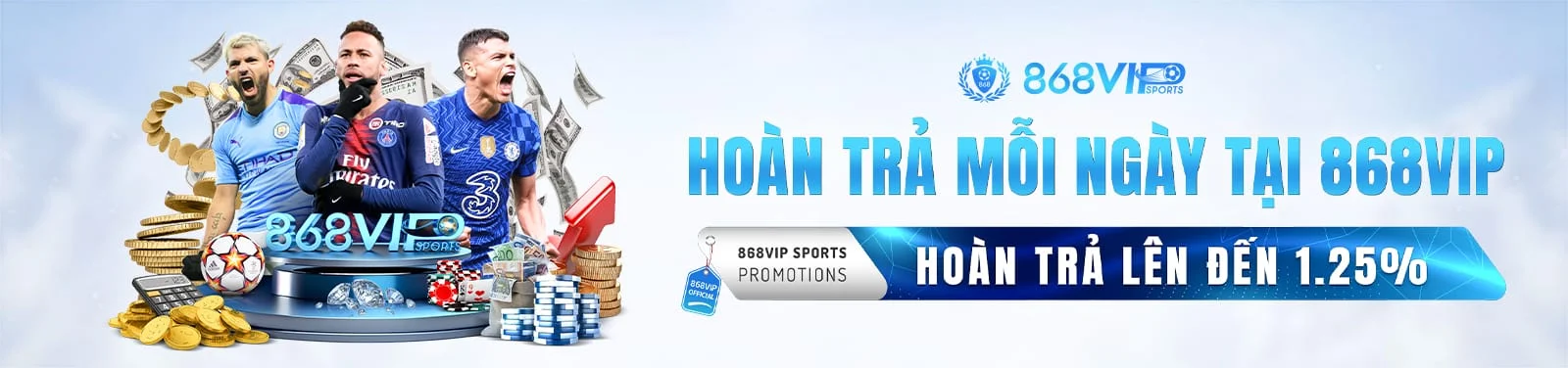 Hoàn trả mỗi ngày khi cược lên tới 1.25%